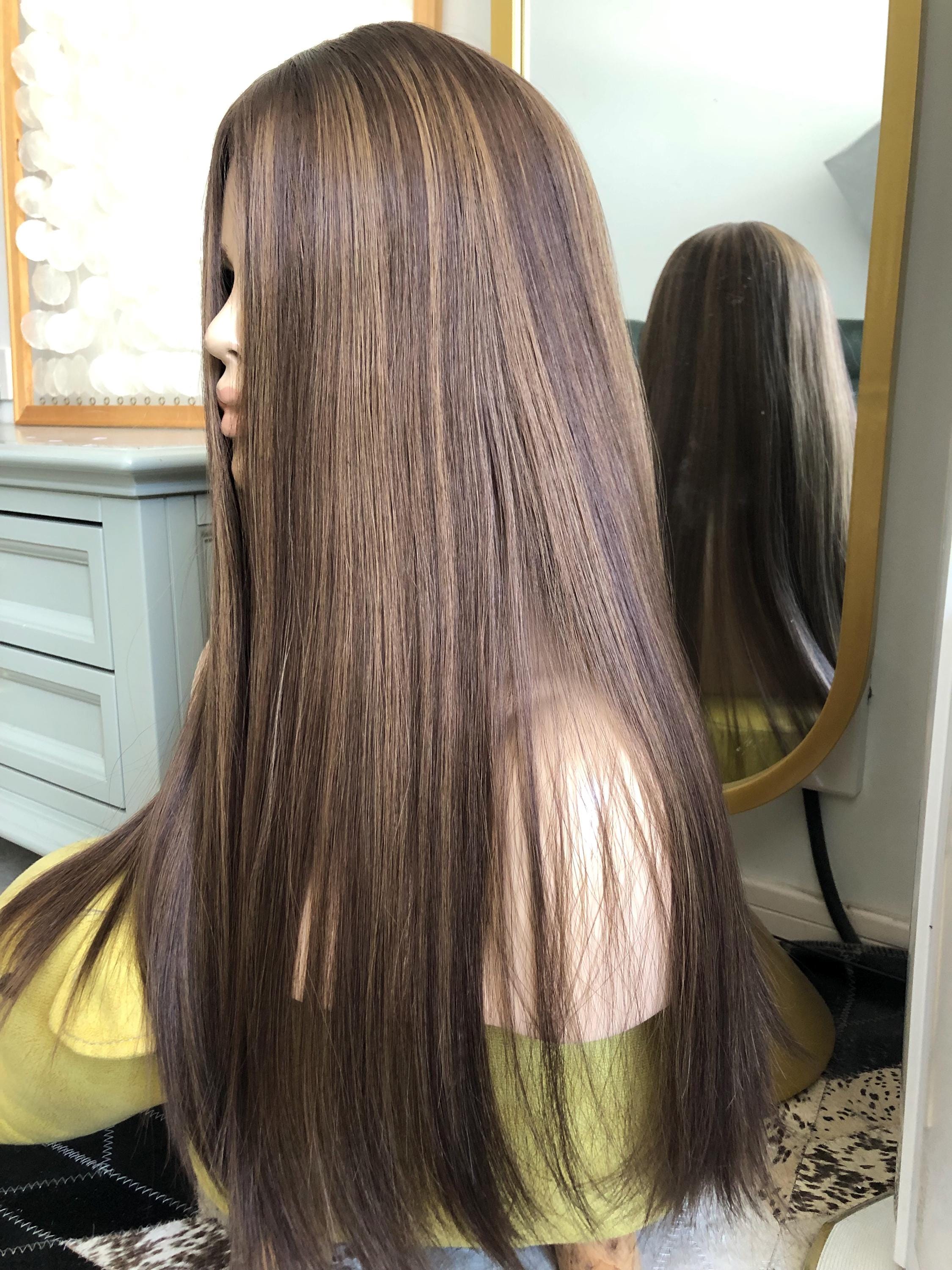 Color Trend Tiger Eye Balayage Straight Hair Buy Red Highlights