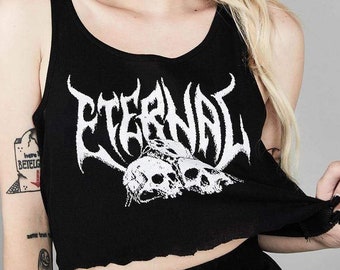 Emo Crop Top Etsy