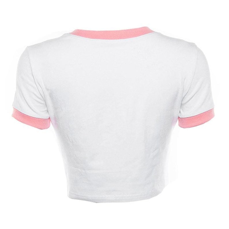 pink y2k crop top