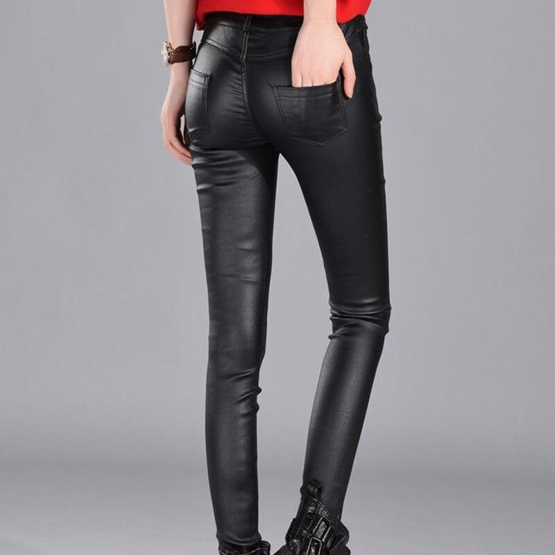 Vegan Leather Skinny Jeans Tight Faux Leather Pants Bodycon | Etsy