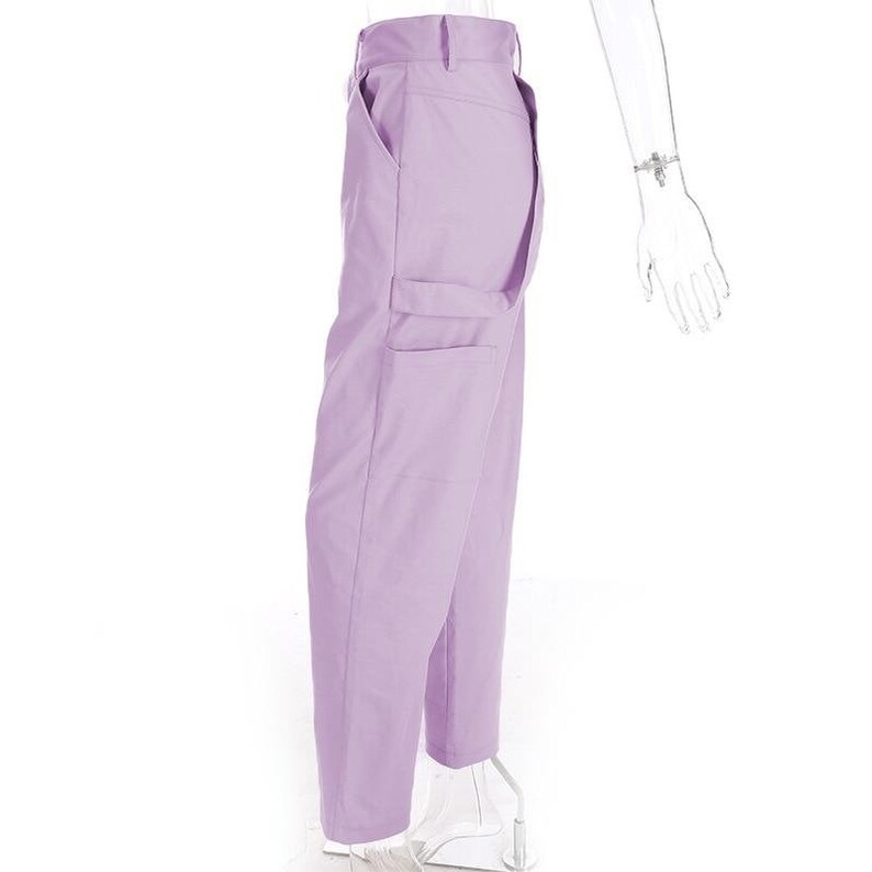Lavender Trousers Women Purple Pants Pink Pants Periwinkle | Etsy