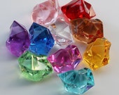 Mini Acrylic Crystal Gem Stone Ice Rock For Party Vase Filler Decorative Stone Fish Tank Home Wedding Decorations 10 Colors