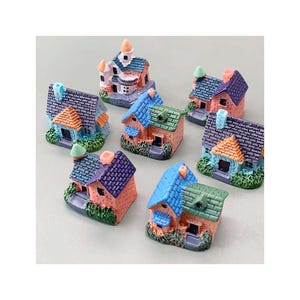 Giocattoli per case in miniatura in resina, accessori per la casa delle bambole, giardino delle fate per bambini