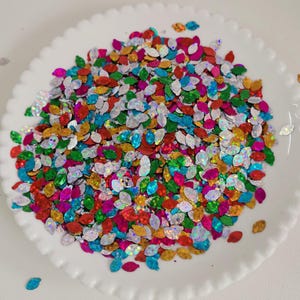 Bombillas navideñas con purpurina, confeti navideño de invierno, purpurina gruesa de poliéster para decoración de vasos de epoxi.