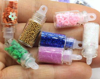 Bodhi2000 Nagelglitzer Set – 48 Farben In Mini-Gläschen, Pailletten & Strass Für Nail Art