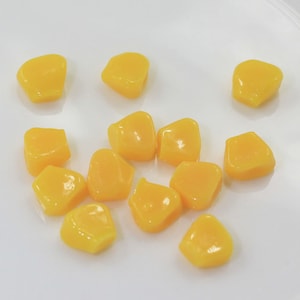 Artificial Corn Kernels Miniature Simulation Fake Food Slime Filler Photo Props Phone Embellishment Accessories Crafts