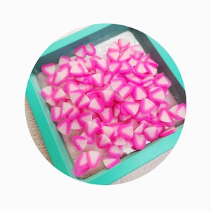 DIY Glow In Dark Aardbei Slice Polymeer Klei Slijm Hagelslag Slijm Vulmaterialen