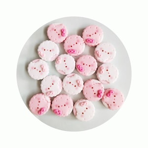 Harz Crafts Charms Mini Cartoon Cream Sandwich Keks für DIY