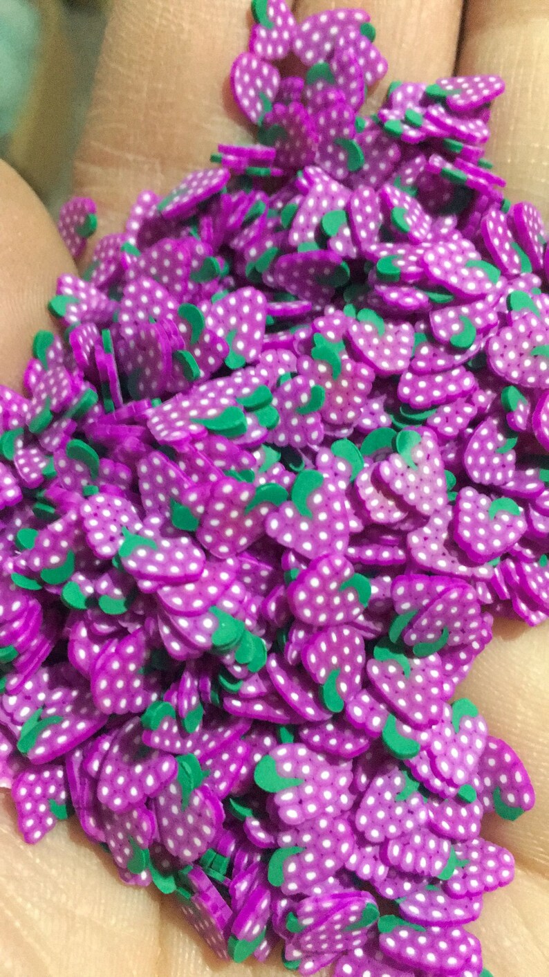 Polymer Clay Sprinkles Mini 5mm Fimo Fruit Slices for Nails Etsy