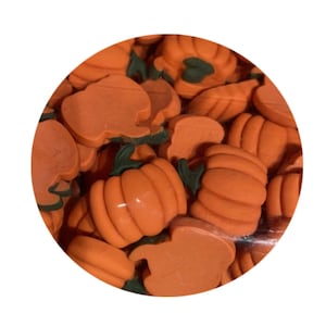 Breloques en résine de breloques de boue de citrouille de 18mm pour accessoires de remplissage de boue