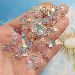 Mixed Glitter, Sequins, Quicksand Handmade Diy Epoxy Material, Shiny Powder For Painting, Makeup, Nail Art