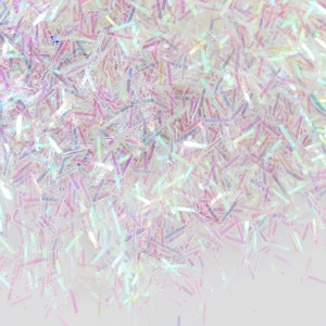 50/100/200/500 gramas 2,5 mm Glitter Holográfico Dourado Prata Glitter em Barra em Formato de Tira para Decoração de Unhas Artísticas