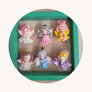 Lovely Resin Angel Girl Cartoon Flatback Cabochon Scrapbook Figurine 20pcs DIY Accessory Home Decor Craft