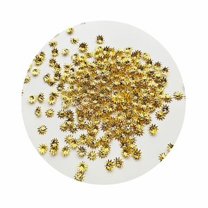 Beauty 3D Metal Nail Art Decoration Accessories Nail Styling Tools Gold Silver Sun Design Summer Style