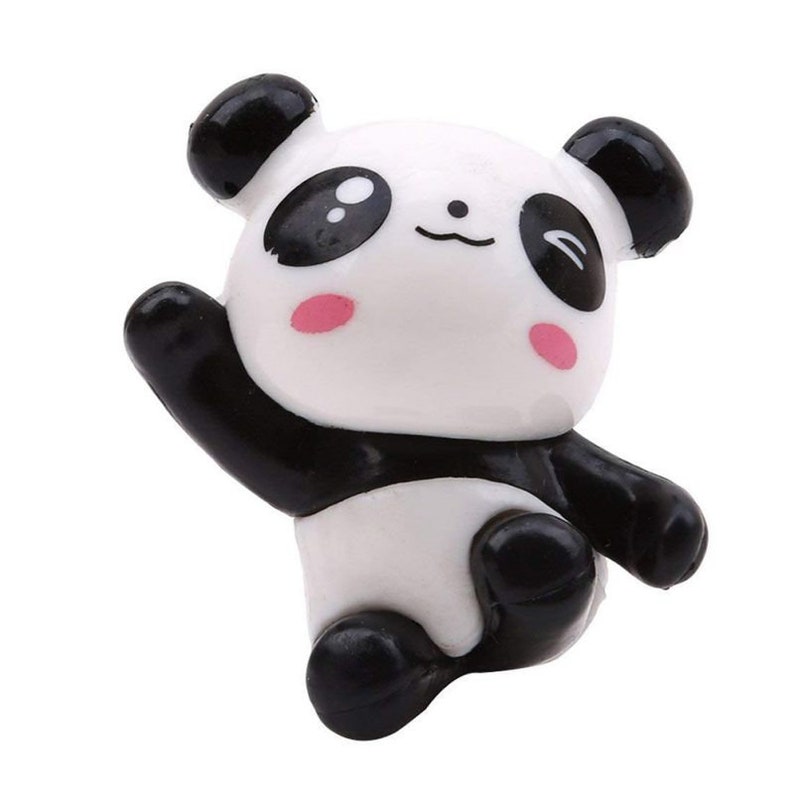 8pcs/lot Cute Panda Figurine Miniature garden Statue charms slime Decoration Mini Fairy Garden statuettes Resin DIY Craft image 7