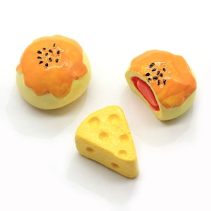 Aditivos para slime Cute Resin Cheese Cake Charms Nuevos suministros KIT de bricolaje Accesorios Relleno para esponjoso Clear Cloud Slime