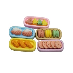 Kawaii Food Resin Planar Flatback per fai da te Fai accessori per clip per capelli Gioielli Artigianato Phone Decor