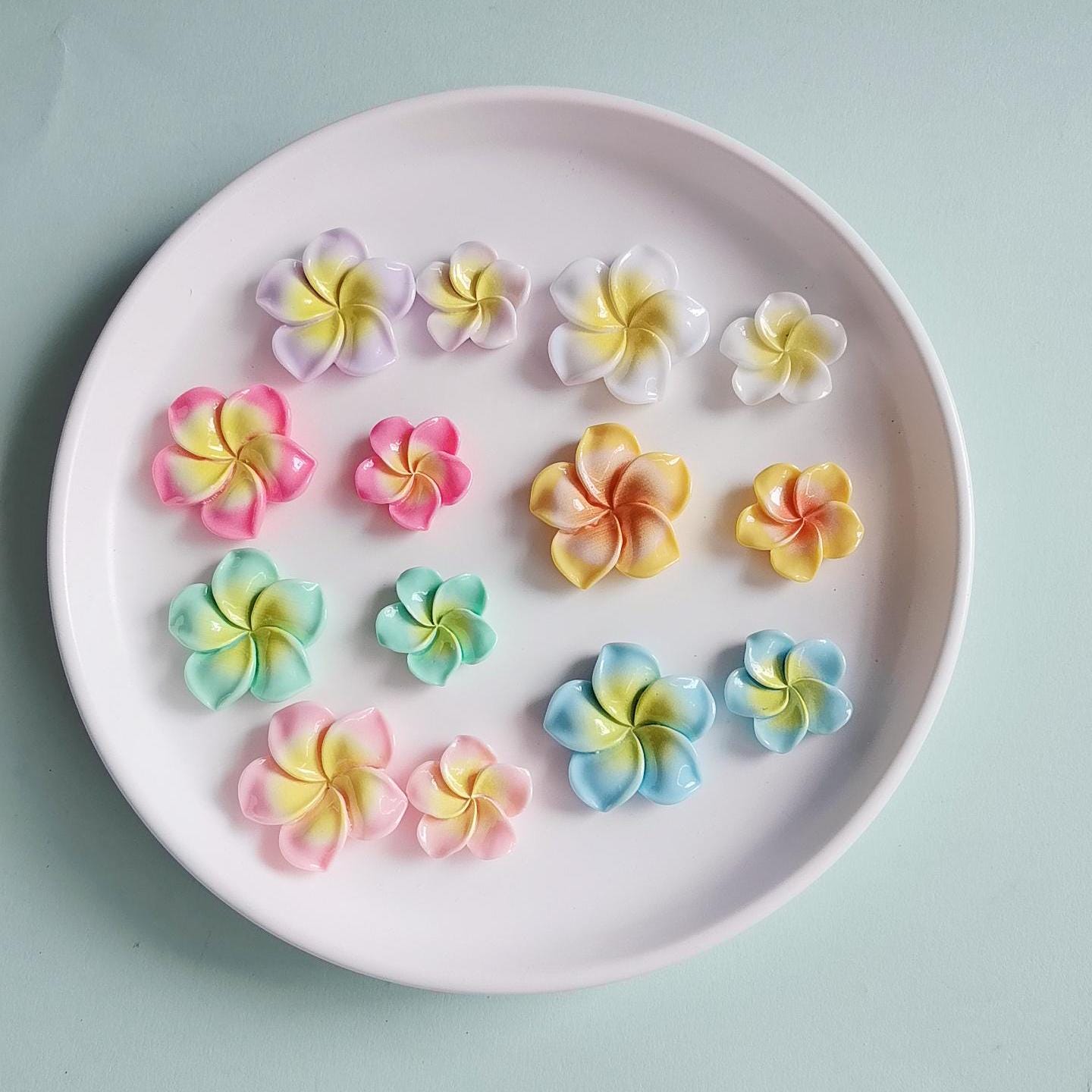 Cabochons à dos plat en résine, 40 pièces/lot, m... – Grandado