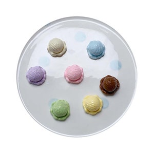 Eis Ball Modell Harz Charm Sommer Cool Essen Telefon Dekoration DIY Scrapbooking Zubehör
