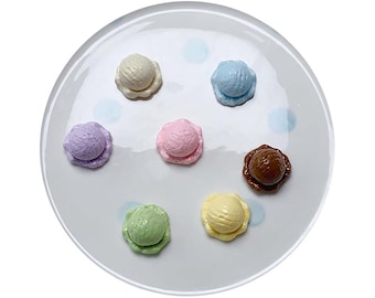 Eis Ball Modell Harz Charm Sommer Cool Essen Telefon Dekoration DIY Scrapbooking Zubehör
