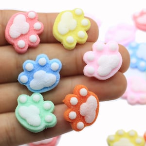 Simulazione colorata morbida caramella orso zampa bambola casa decorazione artificiale falso fudge