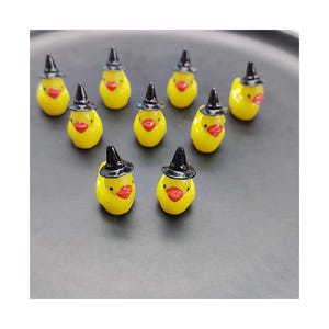 25 mm Mini Harz Ente Kunststoff Figuren Gartendekoration
