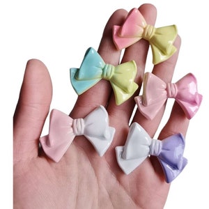 Abalorio de lazo artesanal de resina, 42mm, para Scrunchie, lazo para el pelo, funda central para teléfono, accesorios DIY