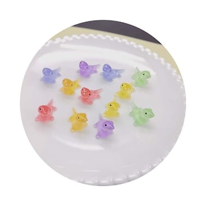 Brinquedos infantis Luminosos Figuras de lagartos fofos Lagartos minúsculos Animais em miniatura para DIY Micro musgo Paisagem Artesanato Casas de bonecas Plantas em vasos Ocultos