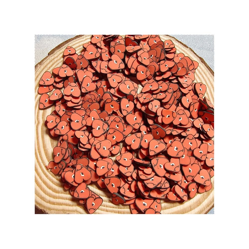 30g Argilla Polimerica Kawaii A Forma Di Cuore, Miniature Per Decorazione Cupcake Finti, Slime E Nail Art - 4