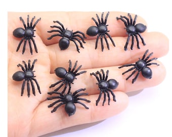 Araña negra de terror, casa embrujada, telaraña, bar, decoración de fiestas, suministros, simulación, juguete complicado, decoración de Halloween para niños