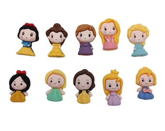 Cute Cartoon Princess Series Flat Back Resin Cabochons Scrapbooking DIY Jewelry Craft Decoration Accessorie