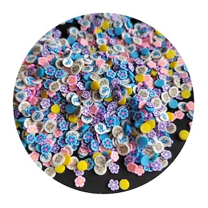 Cartoon Dog Sisters,Sprinkle Slime,Polymer Clay Slice Slices Faux Bake Nail Art DIY Crafts