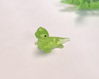 60 Mini Glow-in-the-dark Hagedisjes – Hars, 6 Kleuren, 2,5 Cm, Zelflichtend, Perfect Voor Terraria, Miniatuurtuinen, Diorama's En Cadeaus