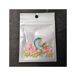 Polymeer Klei Confetti Ster Maan Hagelslag voor DIY Ambachten Plastic Klei Modder Deeltjes Plakjes Voor Slijmvuller / Nail Art Accessoires