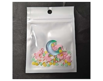 Polymer Clay Confetti Star Moon Sprinkles for DIY Crafts Plastic Klei Mud Particles Slices For Slime Filler/ Nail Art Accessories