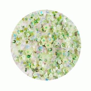 Groen thema Nail Art Polymeer Klei Plakjes Schelp Klei Plakjes Bloem Parels Gemengde Hagelslag Benodigdheden Slijm Ambachten Vulling