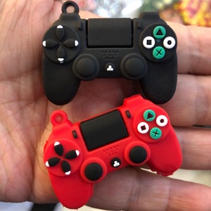 46mm Soft Resin Flachrücken Cabochon Game Controller Charms Für Schmuckherstellung Armbänder Halskette Ohrringe