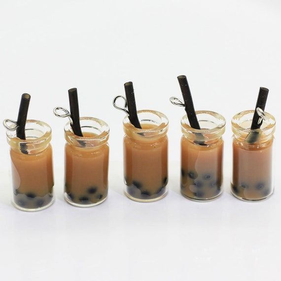 Resin Boba Tea Slime Additives Charms Supplies Kit DIY Accessories Crafts Filler For Cloud Clear Crunchy Slime Toy