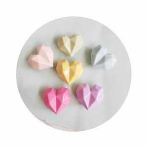3D Liebe Herz DIY Diamant Valentinstag Harz Flatback Cabochons Sammelalbum DIY Hand Handwerk Verzierungen Cartoon Zubehör Liefert