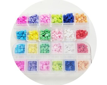 12 Grid Box 5mm Fruit Food Mixed Slice Nail Art /Slices/Slime Charms /Polymer Clay for Girls DIY Crafts Tiny Cute Plastic Mud Particles