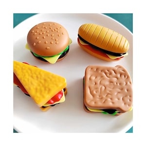 Künstliche Spielzeug Küchen Spielen Essen Hamburger Sandwich Hot Dog Faux Food Brot Modell Für Fotografie Prop Home Küche Party Dekoration