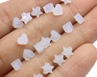 6mm 100pcs Clear Soft Silicone Rubber Earring Backs Safety Heart Star Stopper Rubber Bijoux Accessoires DIY Parts Ear Plugging