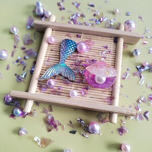 Perle di conchiglie di sirena, fiocchi di zucchero, slime, granelli di zucchero, decorazioni estive fai da te per feste