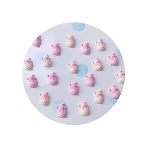 Nail Resin Charms Cute Cartoon Pig Nail Charms Nail Art Accessories Nail Art Supplies For Women And Girls