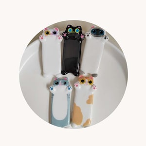 Cartoon Hars Schattige Dieren Katten Haarspeld Charm Plakboek Craft Diy Miniatuur Ornament Accessoires