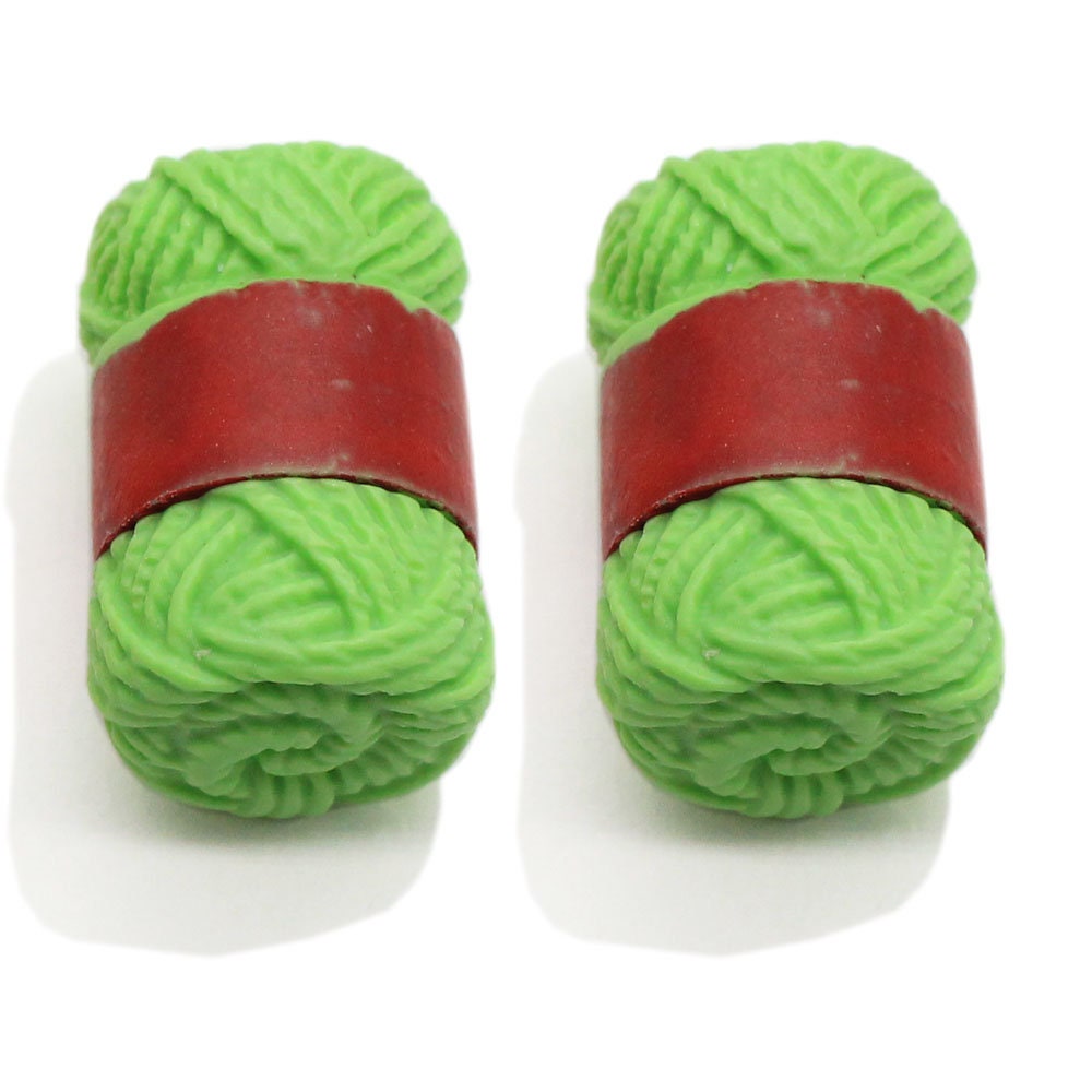 New Simulated Woolen Yarn Resin Charms for Jewelry Making Diy