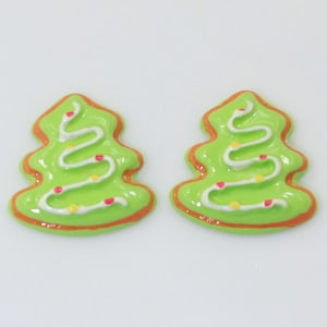 Hars kerstboom decoratie ambachten Kawaii kraal Flatback Cabochon koelkast magneet scrapbook DIY accessoires knoppen