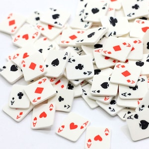 100g Poker Shape Polymer Clay Sprinkles Hot Soft Clay Sprinkles Colorful Nail Art Décoration Plastic Crafts Tiny Cute Accessories