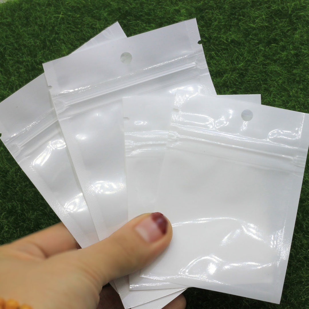 Wholesale Ziplock Bag Whiet Back Zip Lock Bag for Packing - Etsy