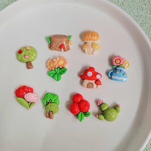 Frühling Harz Cabochons DIY Handwerk Kawaii Flatback Scrapbooking Verschönerung Slime Kit Zubehör